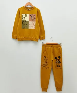 LC Waikiki Disney  Sweatshirts & Pants Set - Yellow