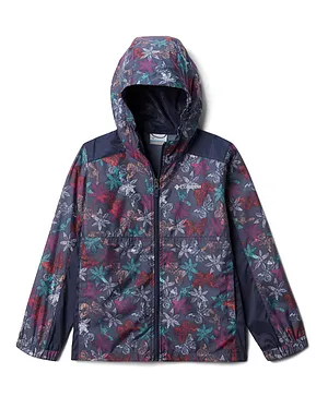 Columbia Glennaker Springs All Over Print Jacket - Blue