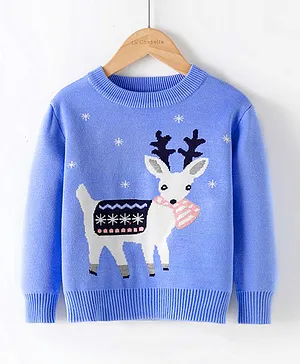 Lamar Baby Christmas  Sweater - Blue