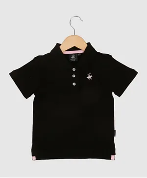 Beverly Hills Polo Club Core Stretch Pique T-Shirt - Black