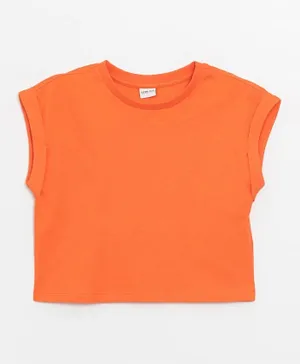 LC Waikiki Crew Neck Basic T-Shirt - Orange