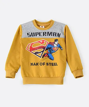 Warner Brother Superman Sweatshirt - Mustard