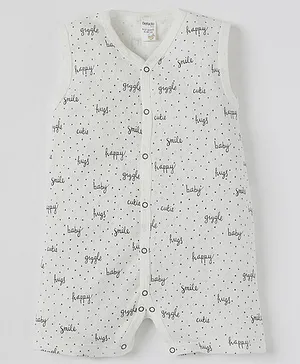 DeFacto Baby Overalls - Ecru