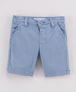Minoti Basic Chino Shorts - Blue