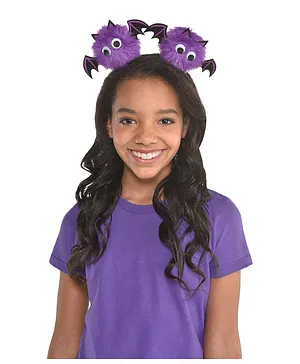 Costume USA Party Centre Pom Pom Bat Headband - Purple