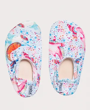 Coega Sunwear Rouge Dolphins Printed Pool Shoes - Multicolor