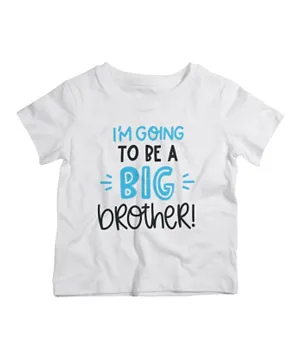 Twinkle Hands I'm Going To Be a Big Brother T-Shirt - White