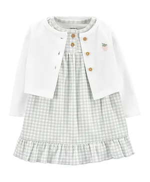 Carter's 2-Piece Dress & Cardigan Set - Multicolor
