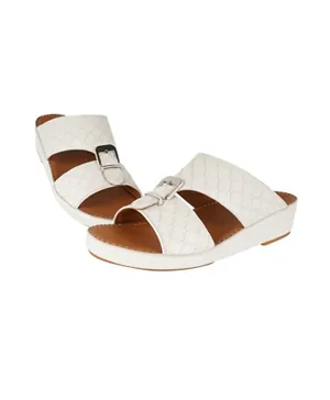 Barjeel Uno Arabic Sandals - White