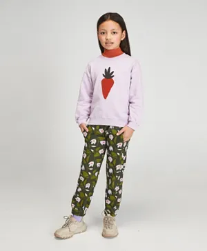 Compania Fantastica High Neck Sweatshirt - Lilac