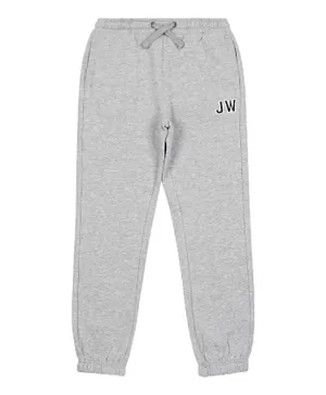 Jack Wills Collegiate Embroidered Joggers - Grey