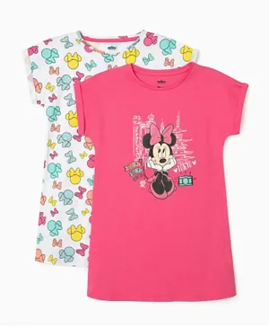 Zippy 2 Pack Minnie Mouse T-Shirt - Multicolor