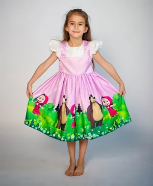 DDANIELA Masha & The Bear Dress - Multicolor
