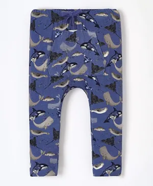 Name It All Over Print Trousers - Wild Wind