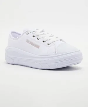 يو اس بولو اسن.. أحذية كليم تكس جونيور 3FX - أبيض