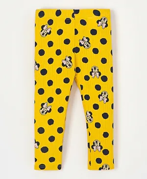 Name It Disney Minnie Mouse Leggings - Sunset Gold