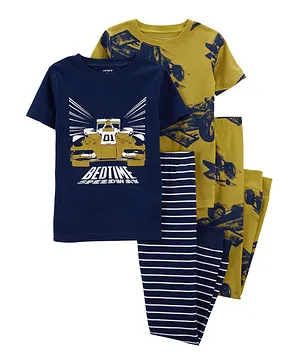 Carter's 2 Pack Race Car Snug Fit Pajamas Set - Multicolor