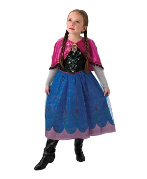 Rubie's Frozen Anna Musical Light Up Costume - Blue Black