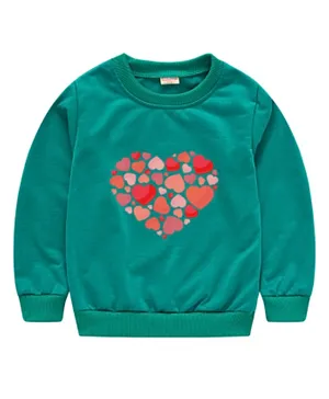 Kookie Kids Full Sleeves Sweater - Green