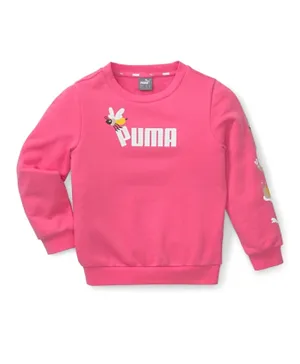 Puma Small World Sweatshirt - Sunset Pink