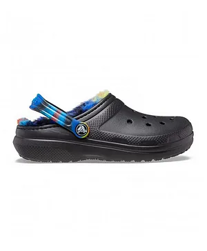Crocs Classic Lined Spray Dye Clogs K - Black