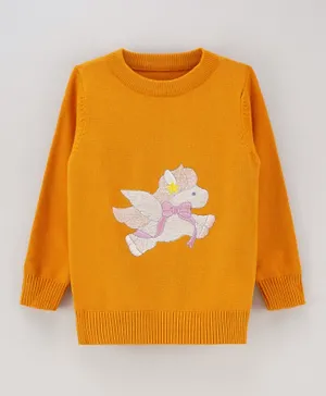 Kookie Kids Girl Sweaters - Yellow