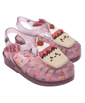 Mini Melissa Possession Candy Sandals - Pink