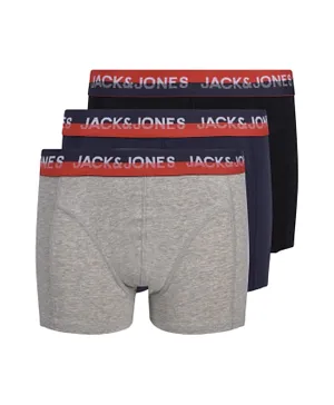 Jack & Jones Junior 3 Pack Jacrewind Boxers - Multicolor