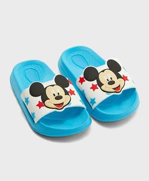 Disney Mickey Pool Sliders - Blue