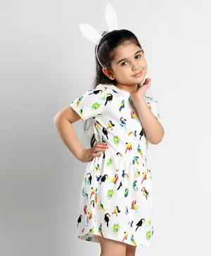Kookie Kids Short Sleeves Dress - Multicolor