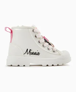 Zippy Minnie Mouse Boots - White