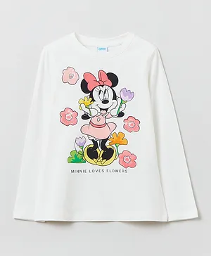 OVS Disney Minnie Mouse T-Shirt - White