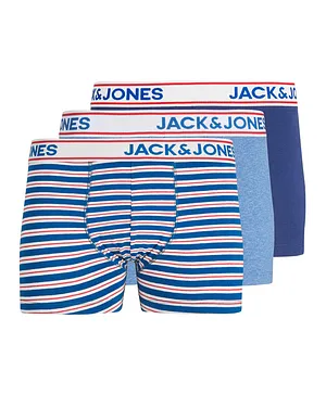 Jack & Jones Pack of 3 Junior Jacrowen Trunks - Multicolor