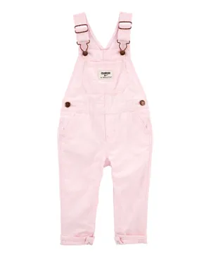 Carter's Twill Overalls - Pink