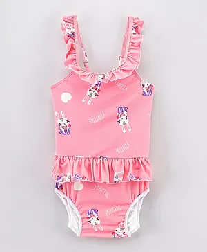 Kookie Kids V Cut Swimsuit - Pink