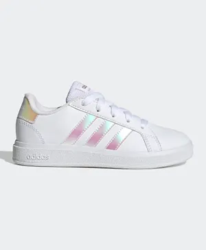 adidas Grand Court 2.0 Lifestyle Tennis Lace-Up Shoes - White