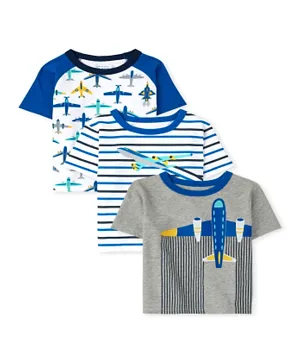 The Children's Place 3 Pack Plane Tee - Multicolor
