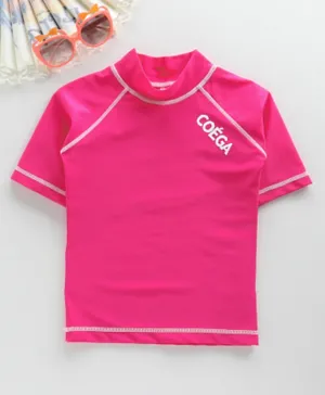 Coega Sunwear Logo Graphic Sun Top - Pink
