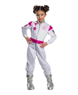 روبيز زي رائدة الفضاء باربي للأطفال - أبيض