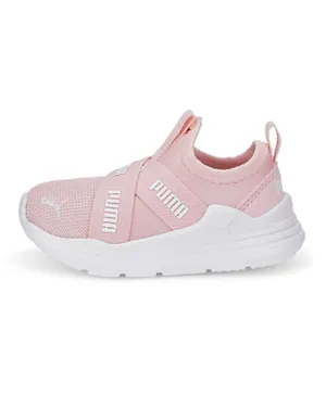 Puma Wired Run Slip On Flash Shoes - Pink