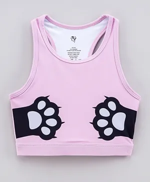 Flexi Lex Fitness Cat Lady Crop Top - Pink