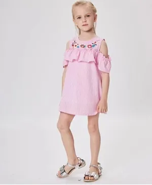 Kookie Kids Sleeveless Dress -  Pink