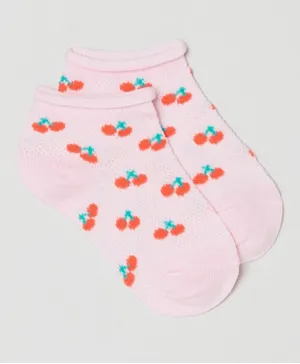OVS Ankle Length Socks - Quartz Pink