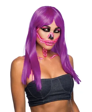 Bristol Novelty Passion Wig Halloween Accessory - Purple