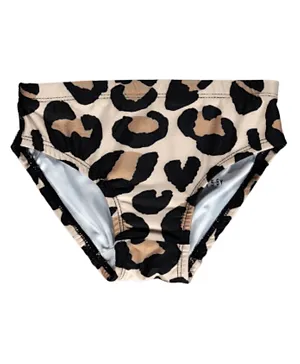 Beach & Bandits Leopard Shark Bikini Pant - Brown