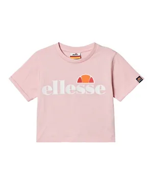 Ellesse Crop T-Shirt - Light Pink