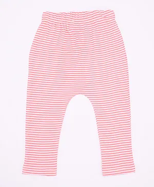 Adams Kids Striped Leggings - Pink