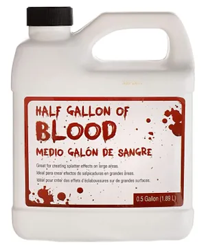 Party Centre 1/2 Gallon Of Blood - 1.89l