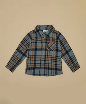 R&B Kids Casual Checked Shirt - Multicolor