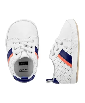 Carter's Striped Sneakers - White